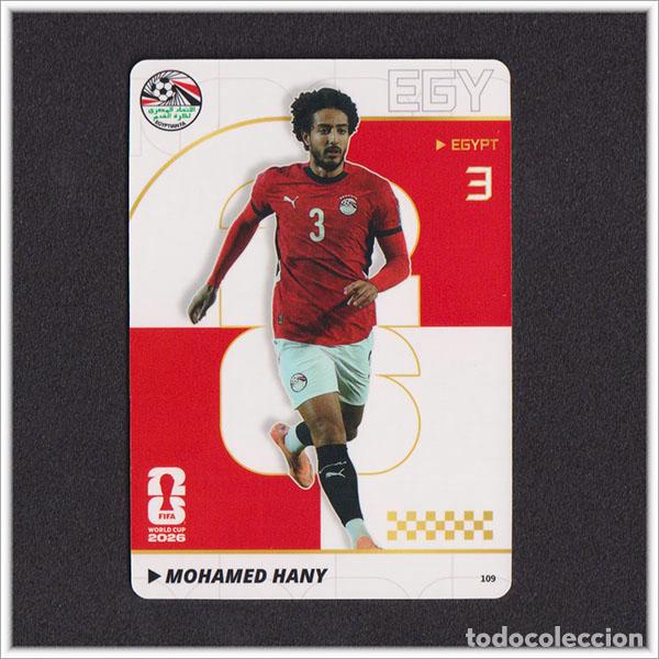 Football Stickers: FIFA WORLD CUP 2026 PANINI KAYOU MOHAMED HANY 109 EGY EGIPTO MUNDIAL ALBUM COLECCI&Oacute;N - ULTRA BOX