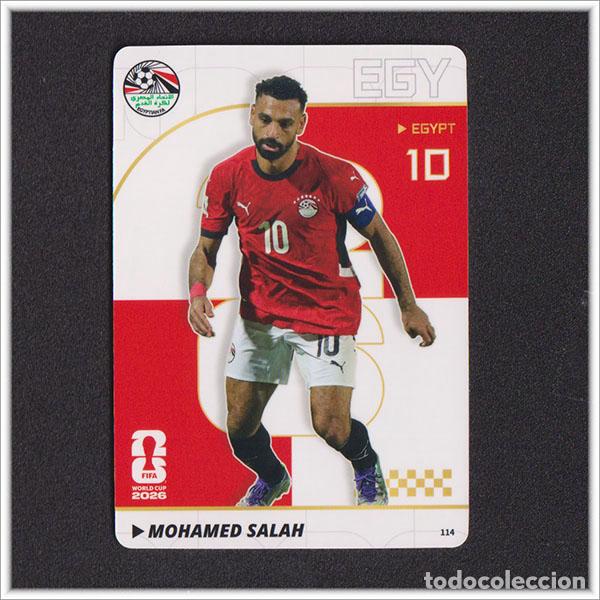 Football Stickers: FIFA WORLD CUP 2026 PANINI KAYOU MOHAMED SALAH 114 EGY EGIPTO MUNDIAL ALBUM COLECCI&Oacute;N - ULTRA BOX