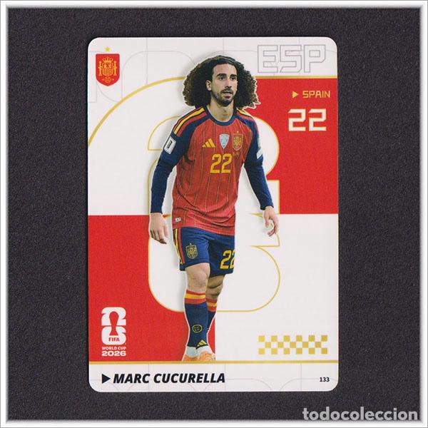 Football Stickers: FIFA WORLD CUP 2026 PANINI KAYOU MARC CUCURELLA 133 ESP ESPA&Ntilde;A MUNDIAL ALBUM COLECCI&Oacute;N - ULTRA BOX
