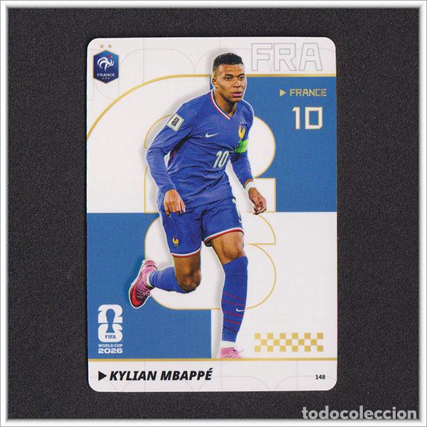 Cartes &agrave; collectionner de Football: FIFA WORLD CUP 2026 PANINI KAYOU MBAPPE 148 FRA FRANCIA MUNDIAL ALBUM COLECCI&Oacute;N - ULTRA BOX