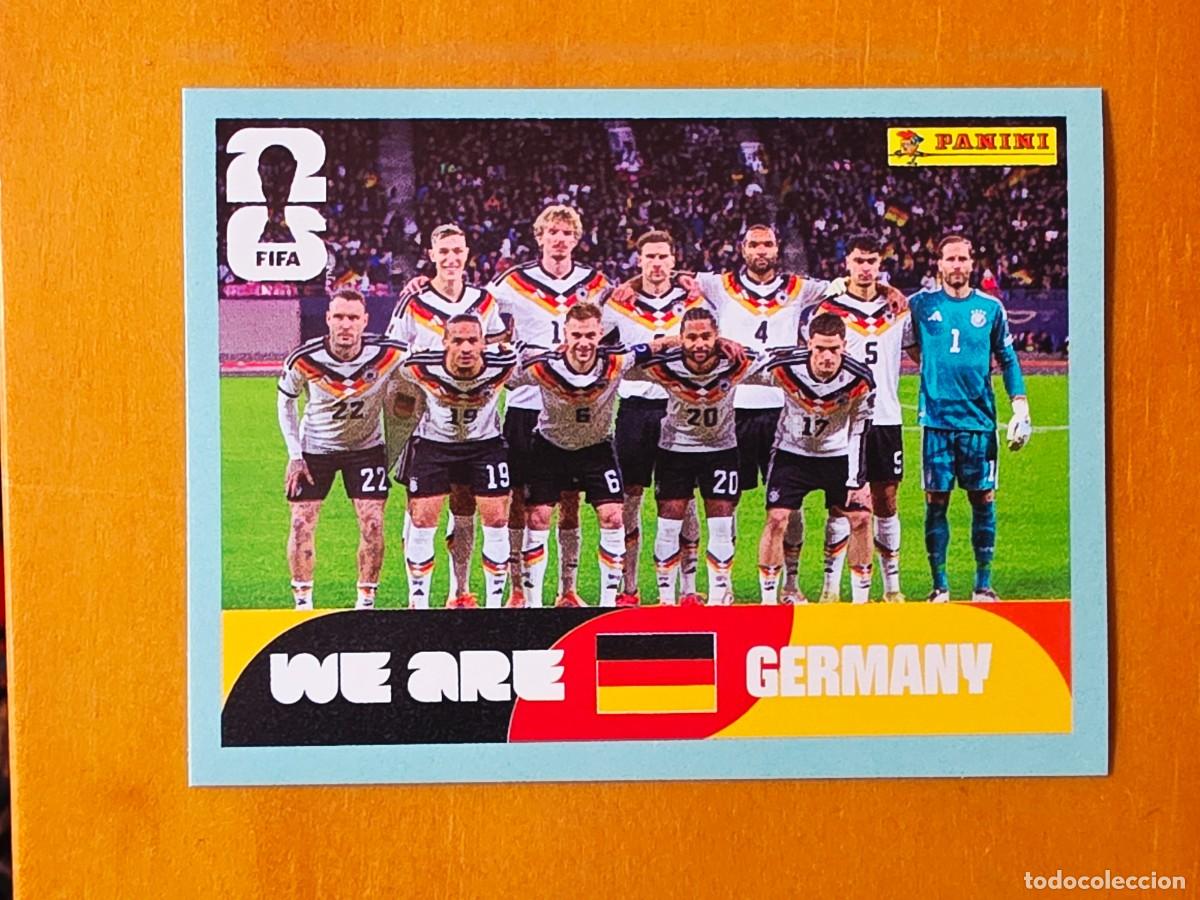 Cromos de f&uacute;tbol: GER 13 Alineaci&oacute;n equipo plantilla Alemania, Panini FIFA World Cup Mundial 2026 Sticker