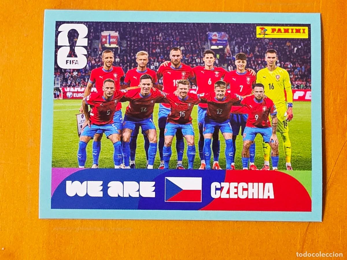 Cromos de Futebol: CZE 13 Alineaci&oacute;n equipo, Rep&uacute;blica Checa Chequia, Panini FIFA World Cup Mundial 2026 Sticker