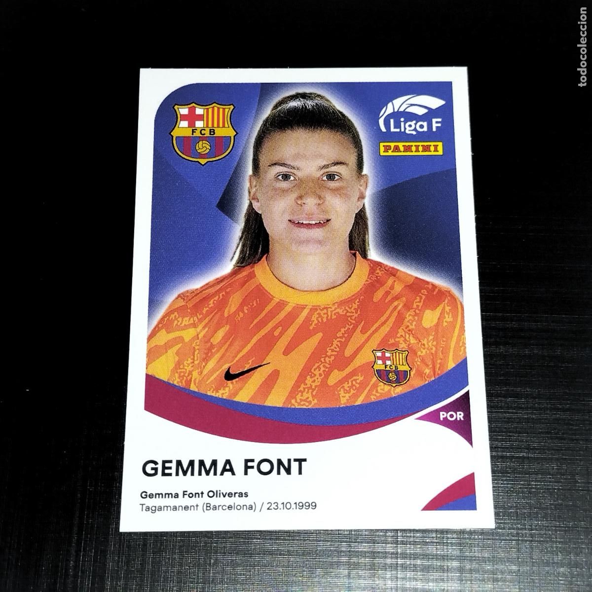 Cromos de Futebol: 45 B GEMMA FONT FC BARCELONA CROMOS LIGA F FEMENINA PANINI 2024 2025 24 25
