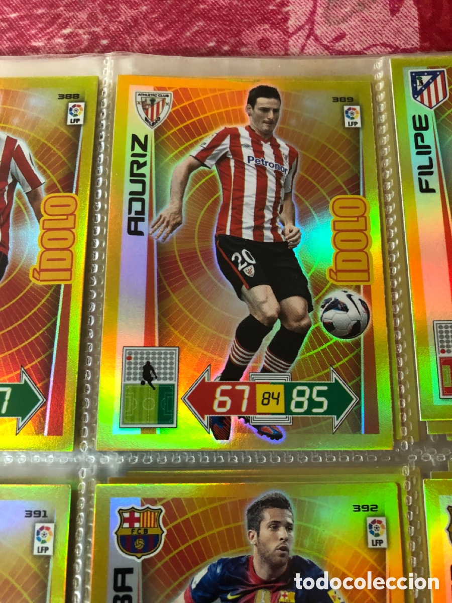 Cromos de f&uacute;tbol: Adrenalyn 2012 2013 &iacute;dolo Aduriz 389 ath Bilbao