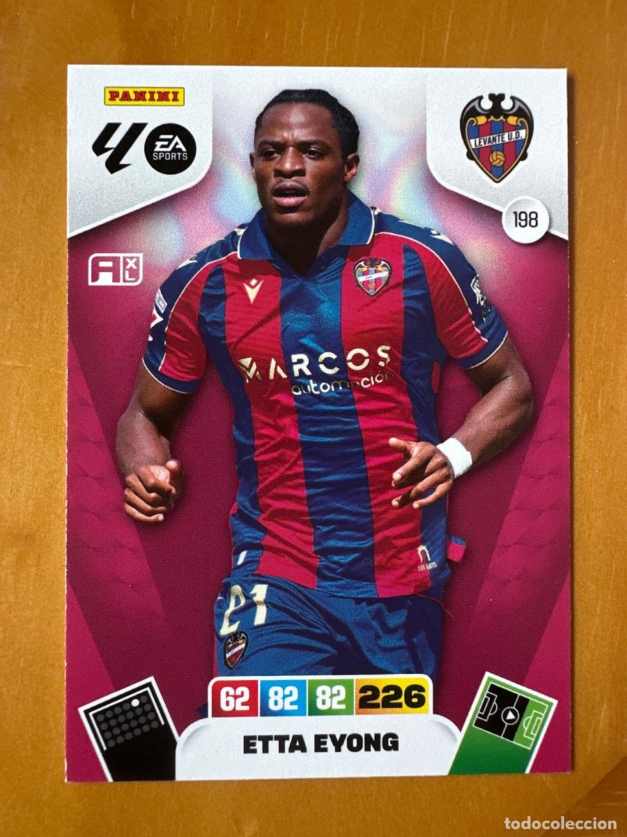 Cromos de f&uacute;tbol: 198 Etta Eyong, Levante UD, Panini Adrenalyn XL La Liga 2025 2026 25 26