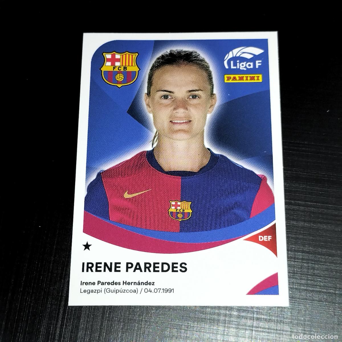 Cromos de f&uacute;tbol: 49 IRENE PAREDES FC BARCELONA CROMOS LIGA F FEMENINA PANINI 2024 2025 24 25