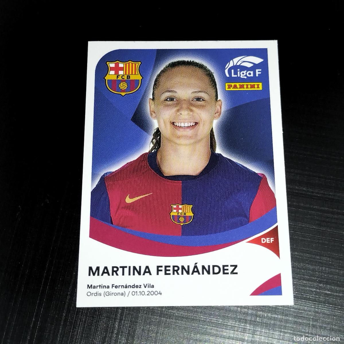 Cromos de f&uacute;tbol: 50 B MARTINA FERNANDEZ FC BARCELONA CROMOS LIGA F FEMENINA PANINI 2024 2025 24 25
