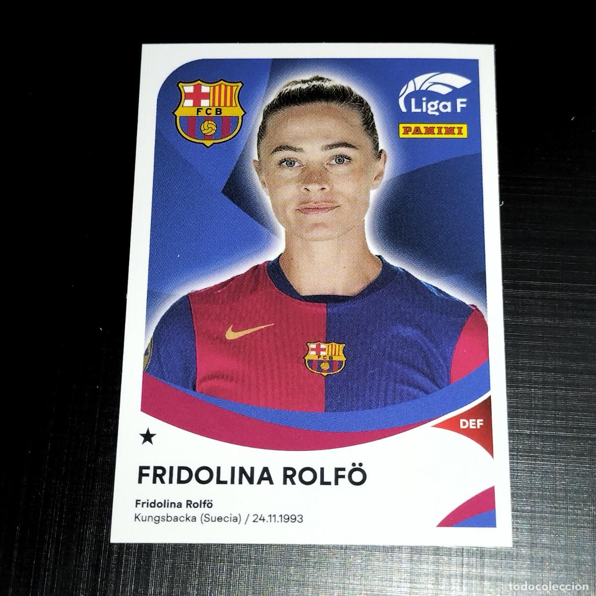 Cromos de f&uacute;tbol: 51 FRIDOLINA ROLFO FC BARCELONA CROMOS LIGA F FEMENINA PANINI 2024 2025 24 25