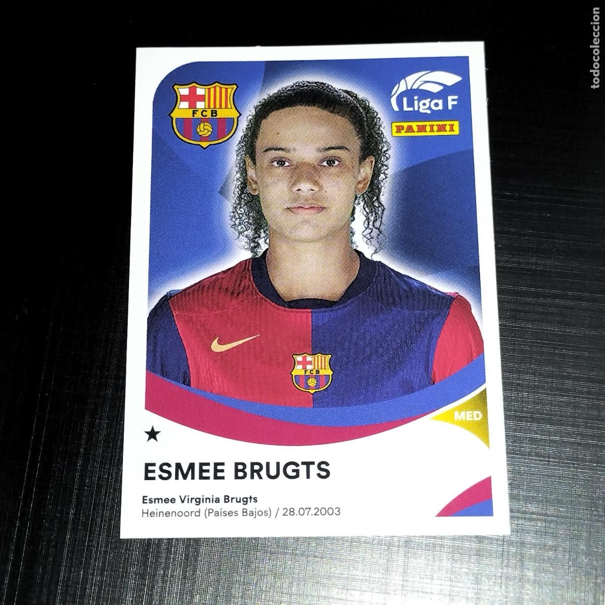 Cromos de f&uacute;tbol: 56 ESMEE BRUGTS FC BARCELONA CROMOS LIGA F FEMENINA PANINI 2024 2025 24 25