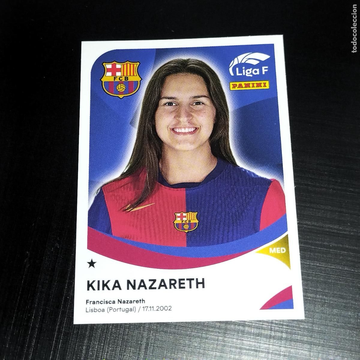 Cromos de f&uacute;tbol: 57 A KIKA NAZARETH FC BARCELONA CROMOS LIGA F FEMENINA PANINI 2024 2025 24 25