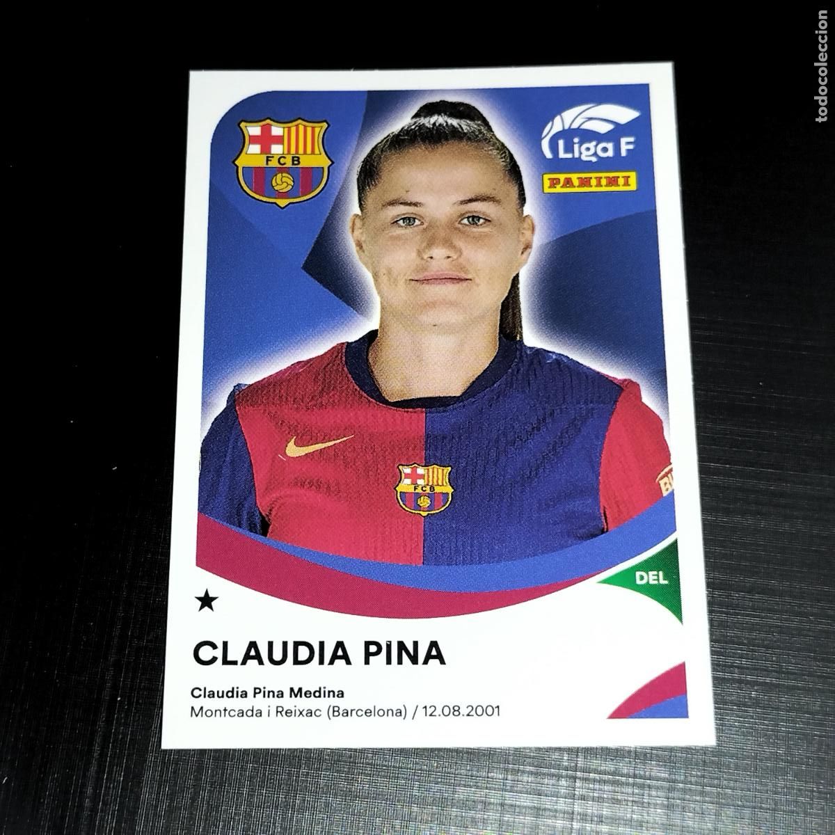 Cromos de f&uacute;tbol: 58 CLAUDIA PINA FC BARCELONA CROMOS LIGA F FEMENINA PANINI 2024 2025 24 25