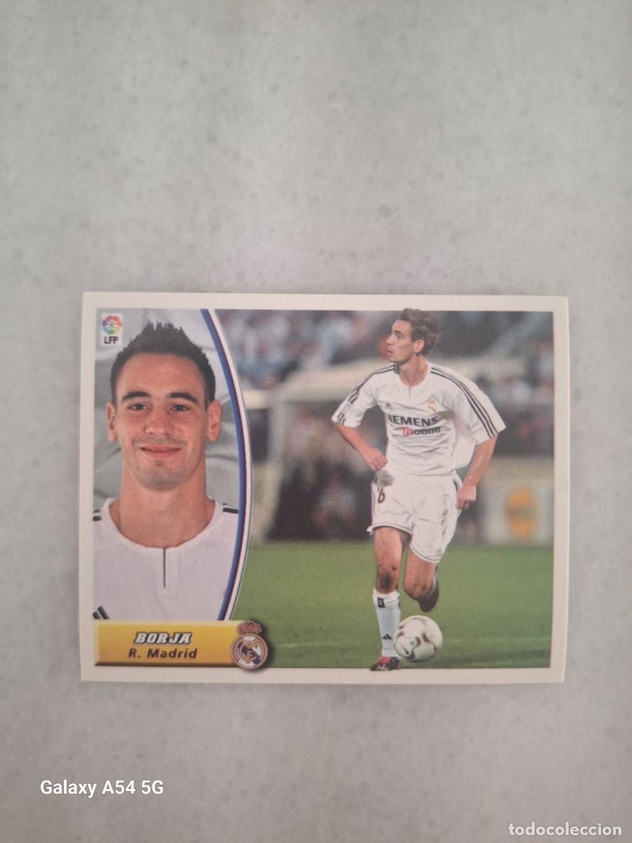 Cromos de f&uacute;tbol: COLOCA BORJA REAL MADRID ESTE 03 04 NUEVO DE SOBRE