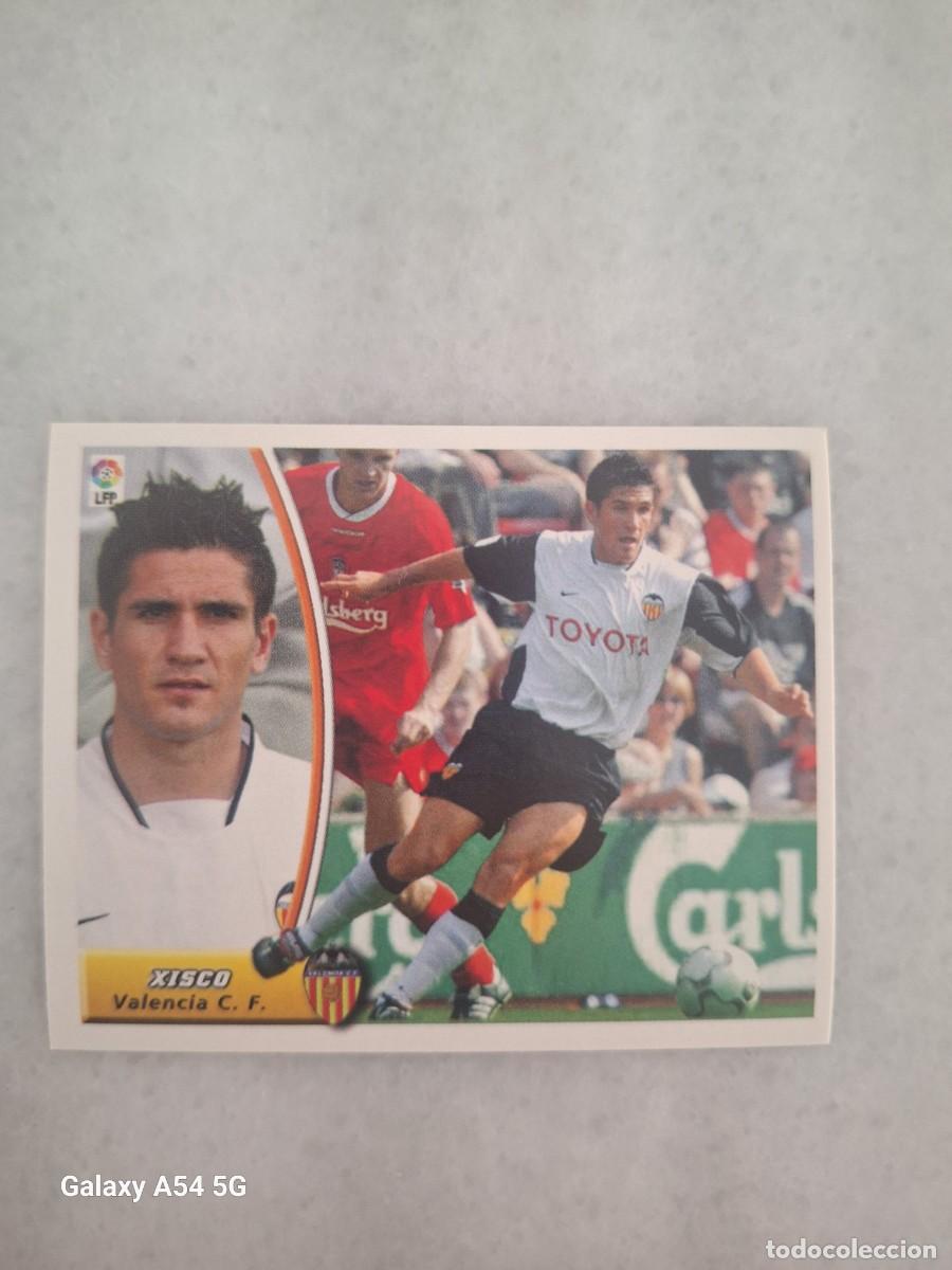 Cromos de f&uacute;tbol: COLOCA XISCO VALENCIA ESTE 03 04 NUEVO DE SOBRE