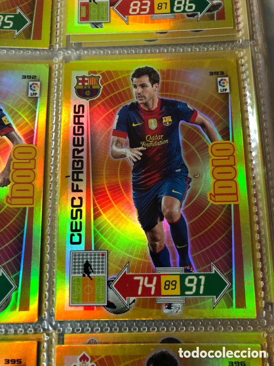 Cromos de f&uacute;tbol: Adrenalyn 2012 2013 &iacute;dolo cesc fabregas 393 Barcelona