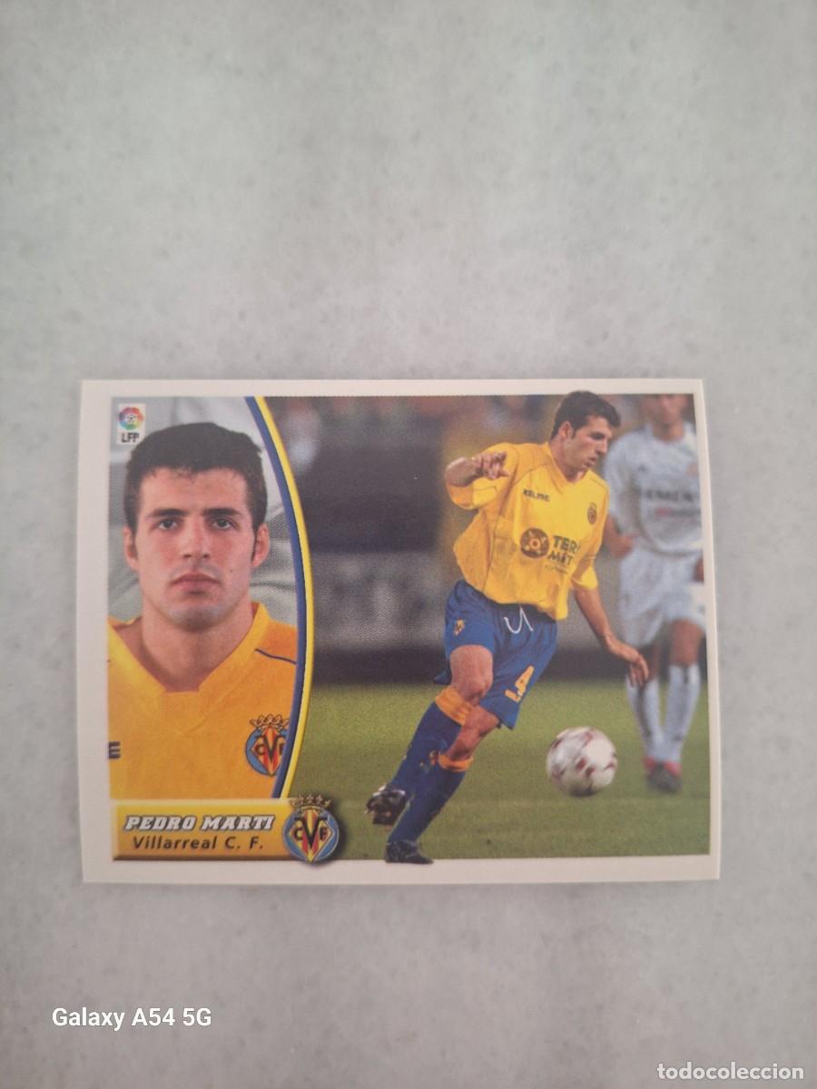 Cromos de f&uacute;tbol: COLOCA PEDRO MART&Iacute; VILLARREAL ESTE 03 04 NUEVO DE SOBRE