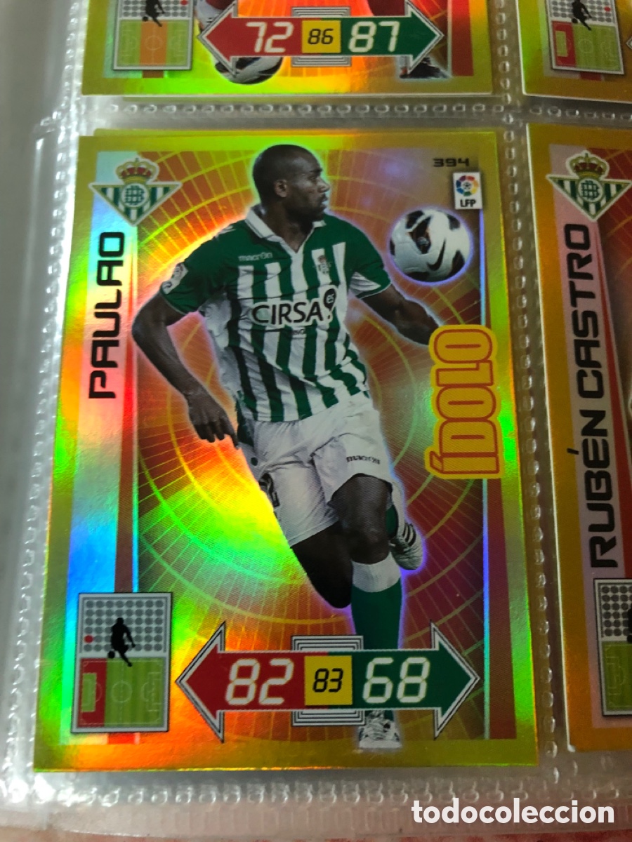 Cromos de f&uacute;tbol: Adrenalyn 2012 2013 &iacute;dolo paulao 394 Betis
