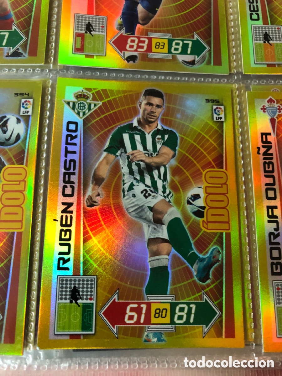 Cromos de f&uacute;tbol: Adrenalyn 2012 2013 &iacute;dolo Rub&eacute;n Castro 395 Betis