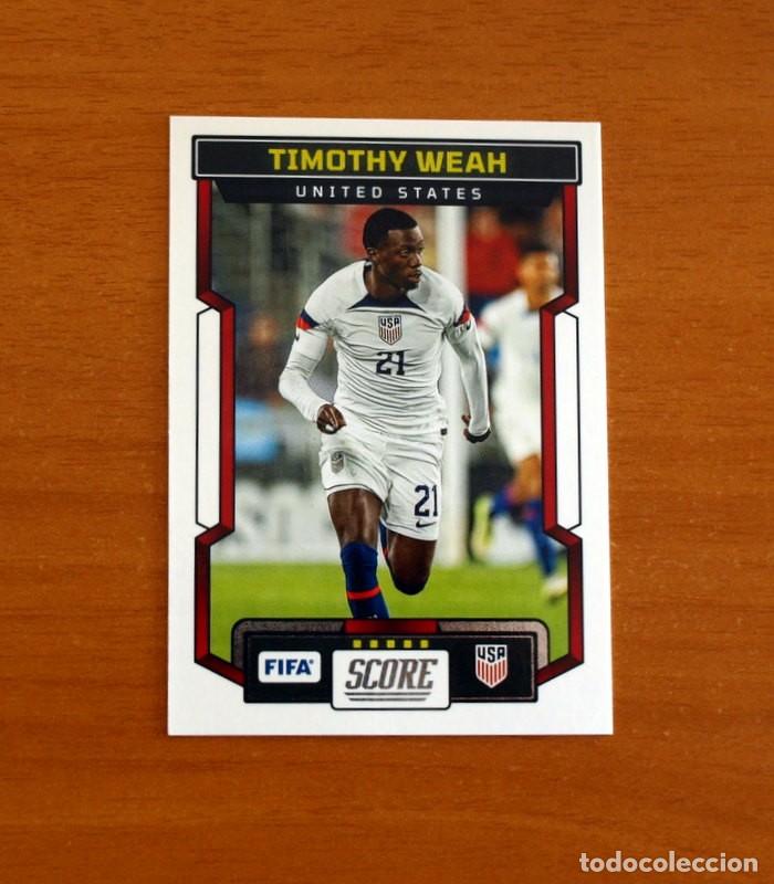 Cromos de f&uacute;tbol: United States-USA - N&ordm; 166 Timothy Weah - Panini 2023-2024-23-24 Score FIFA Soccer