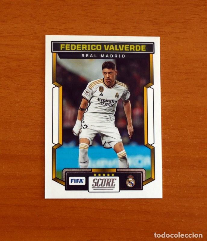 Cromos de f&uacute;tbol: Real Madrid - N&ordm; 180 Federico Valverde - Panini 2023-2024-23-24 Score FIFA Soccer