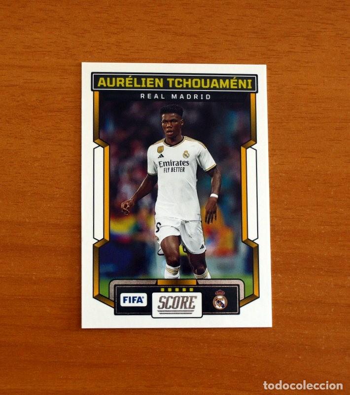 Cromos de f&uacute;tbol: Real Madrid - N&ordm; 183 Aur&eacute;lien Tchouam&eacute;ni - Panini 2023-2024-23-24 Score FIFA Soccer