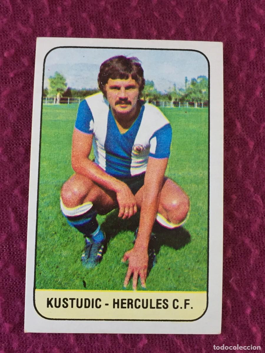 Cromos de f&uacute;tbol: KUSTUDIC HERCULES C. F. FICHAJE 24 LIGA ESTE 1978 1979 78 79 - NUNCA PEGADO