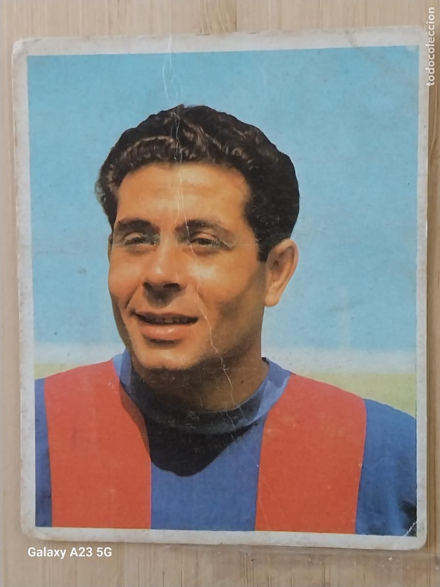 Cromos de f&uacute;tbol: OLIVELLA BARCELONA A&Ntilde;O 1968 68 69 CAMPEONES BRUGUERA CROMO 49 SIN PEGAR NUNCA ORIGINAL