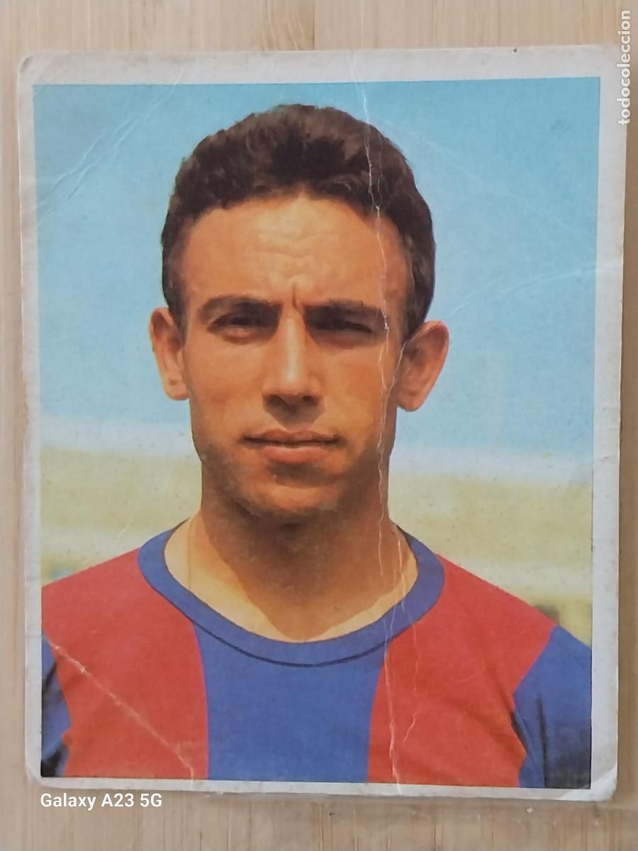 Cromos de f&uacute;tbol: RIFE BARCELONA A&Ntilde;O 1968 68 69 CAMPEONES BRUGUERA CROMO 48 SIN PEGAR NUNCA ORIGINAL