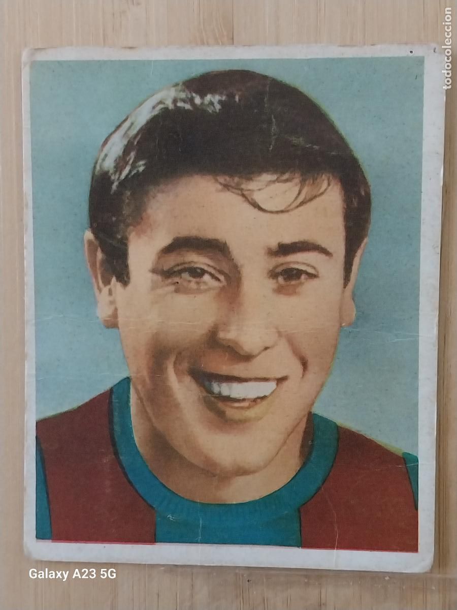 Cromos de f&uacute;tbol: JUANITO BARCELONA A&Ntilde;O 1968 68 69 CAMPEONES BRUGUERA CROMO 47 SIN PEGAR NUNCA ORIGINAL