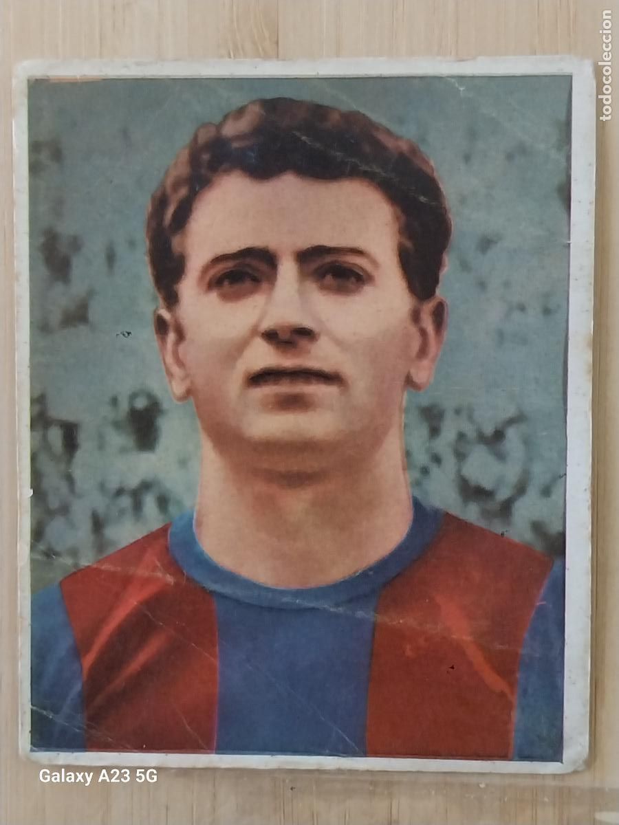 Cromos de f&uacute;tbol: OLIVEROS FC BARCELONA A&Ntilde;O 1968 68 69 CAMPEONES BRUGUERA CROMO 43 SIN PEGAR NUNCA ORIGINAL