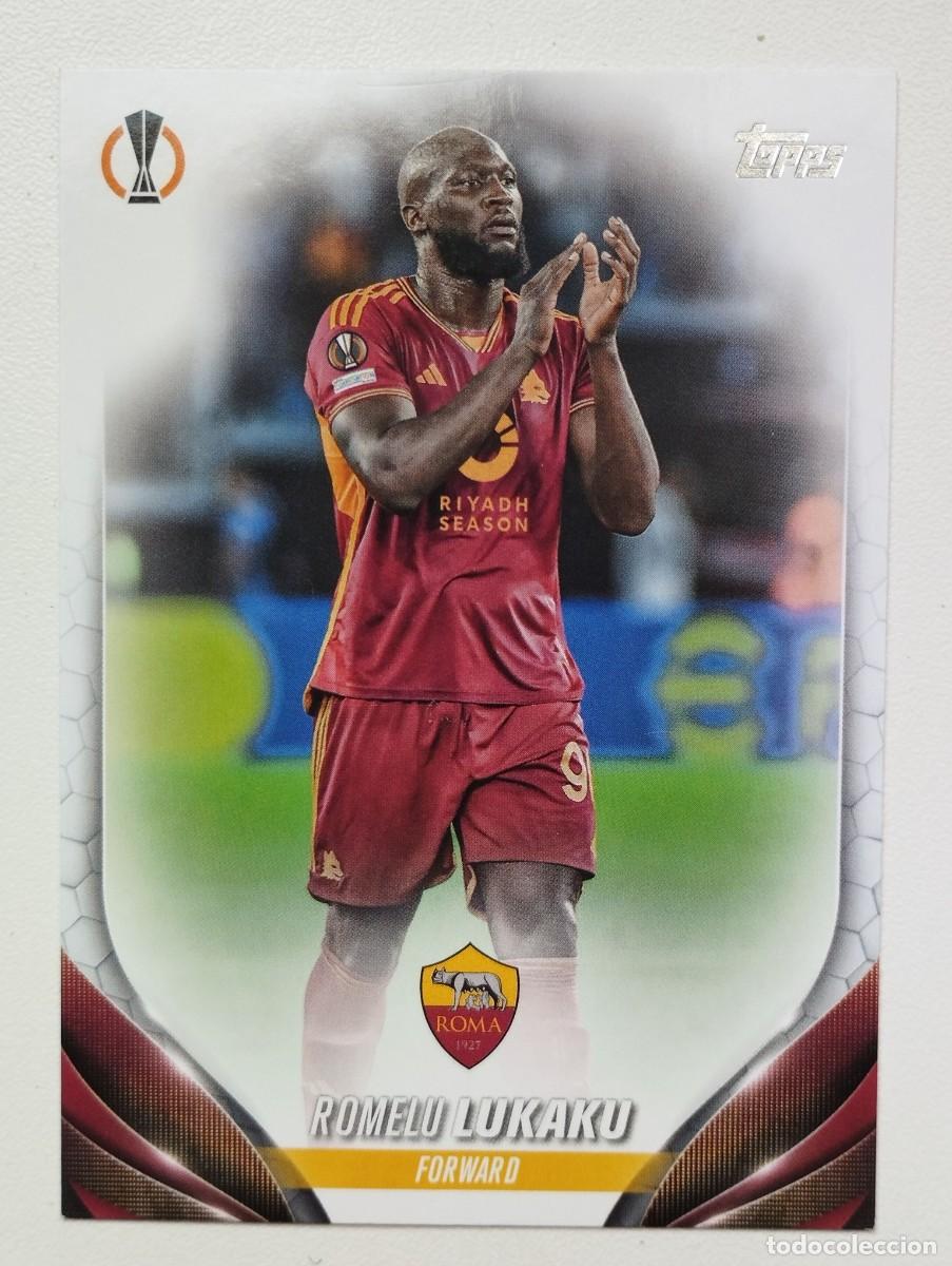 Cromos de f&uacute;tbol: CROMO CARD TOPPS CHAMPIONS LEAGUE 2023 2024 23 24 ROMELO LUKAKU 32 ROMA