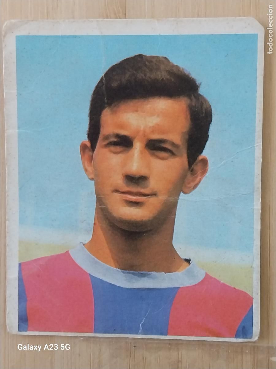 Cromos de f&uacute;tbol: PELLICER FC BARCELONA A&Ntilde;O 1968 68 69 CAMPEONES BRUGUERA CROMO 41 SIN PEGAR NUNCA ORIGINAL