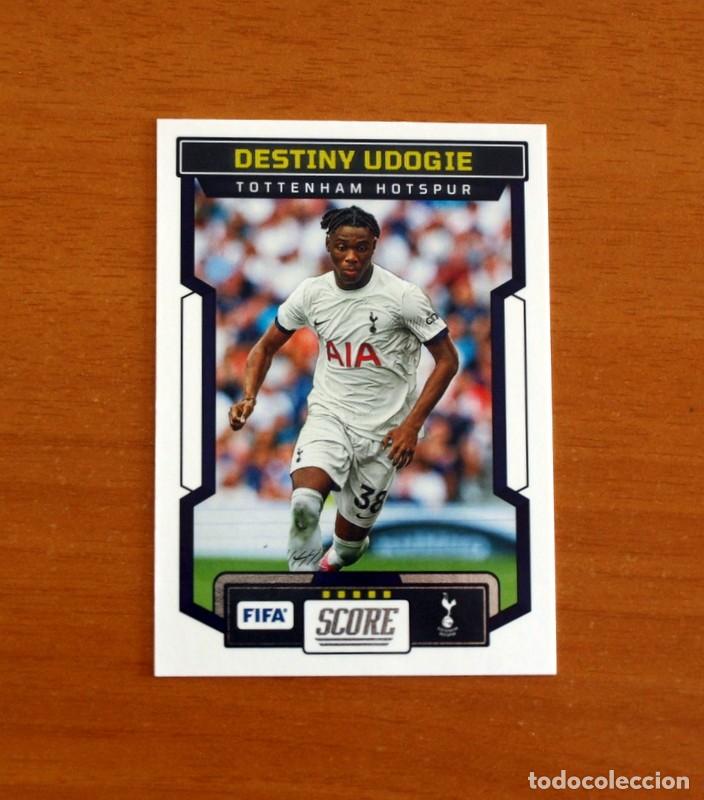 Cromos de f&uacute;tbol: Tottenham Hotspur - N&ordm; 196 Destiny Udogie - Panini 2023-2024-23-24 Score FIFA Soccer