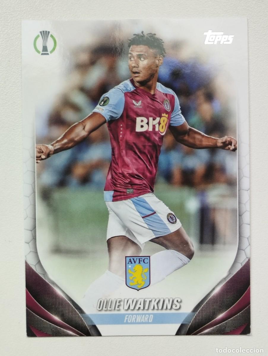 Cromos de f&uacute;tbol: CROMO CARD TOPPS CHAMPIONS LEAGUE 2023 2024 23 24 ASTON VILLA 107 OLLIE WATKINS