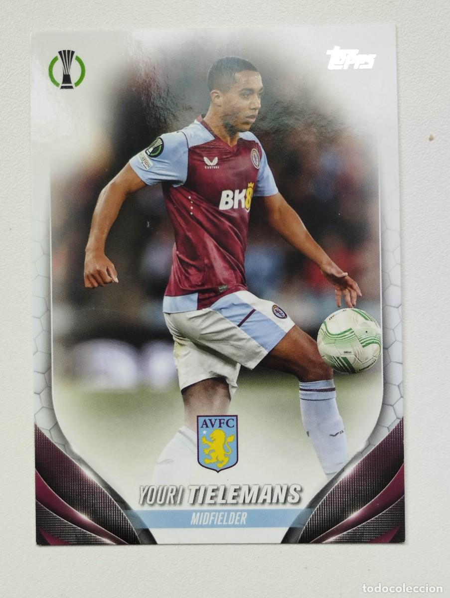 Cromos de f&uacute;tbol: CROMO CARD TOPPS CHAMPIONS LEAGUE 2023 2024 23 24 ASTON VILLA 108 YOURI TIELEMANS