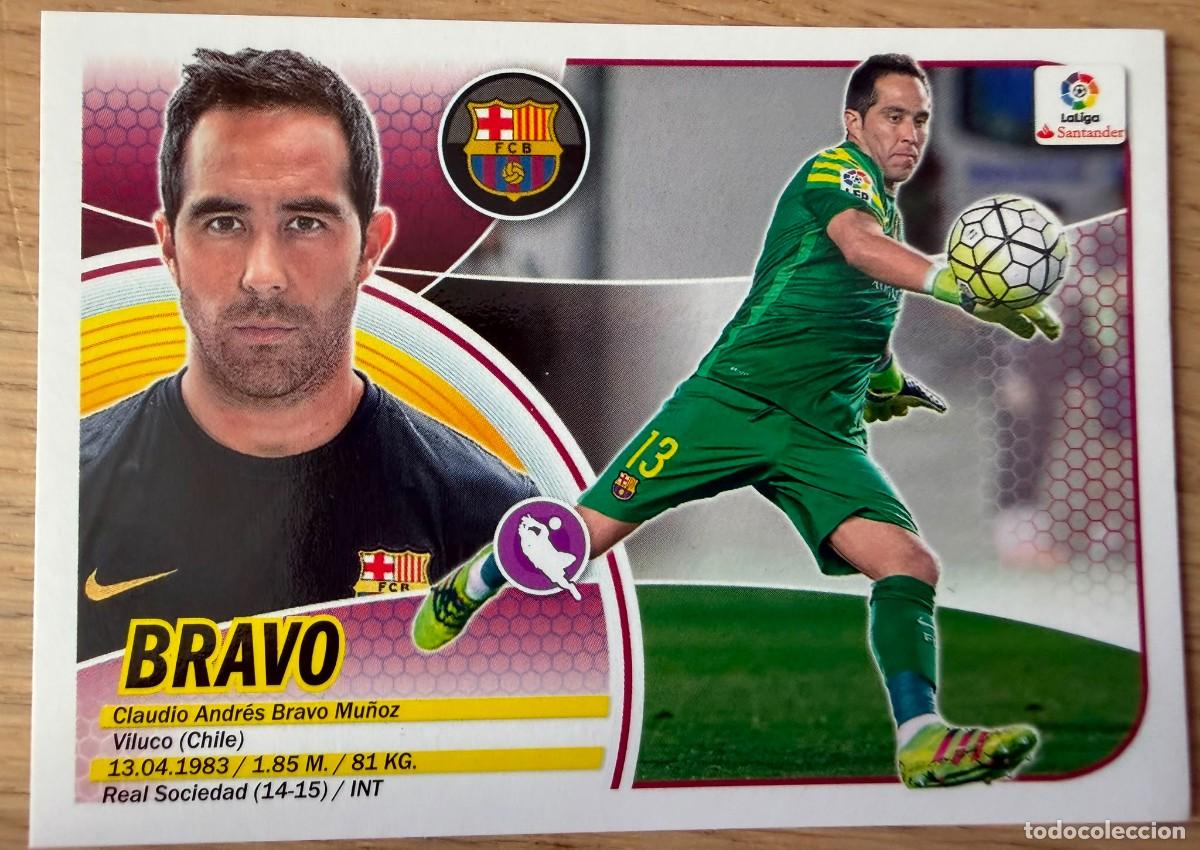 Cromos de f&uacute;tbol: 1 BRAVO BARCELONA 16 17 2016 2017 LIGA SANTANDER COLECCIONES ESTE SIN PEGAR STICKER