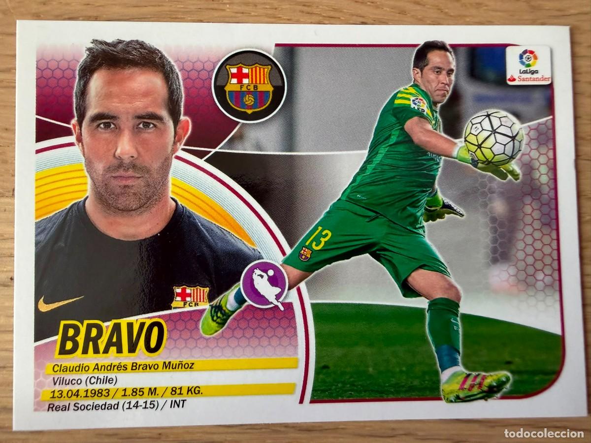 Cromos de f&uacute;tbol: 1 BRAVO BARCELONA 16 17 2016 2017 LIGA SANTANDER COLECCIONES ESTE SIN PEGAR STICKER