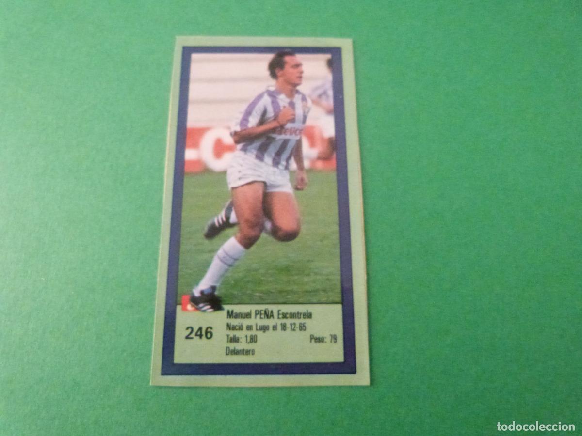 Cartes &agrave; collectionner de Football: CROMO FUTBOL PE&Ntilde;A REAL VALLADOLID C.F. RECORTADO N&ordm; 246 ASES DE LA LIGA 1989-1990/89-90 DIARIO AS