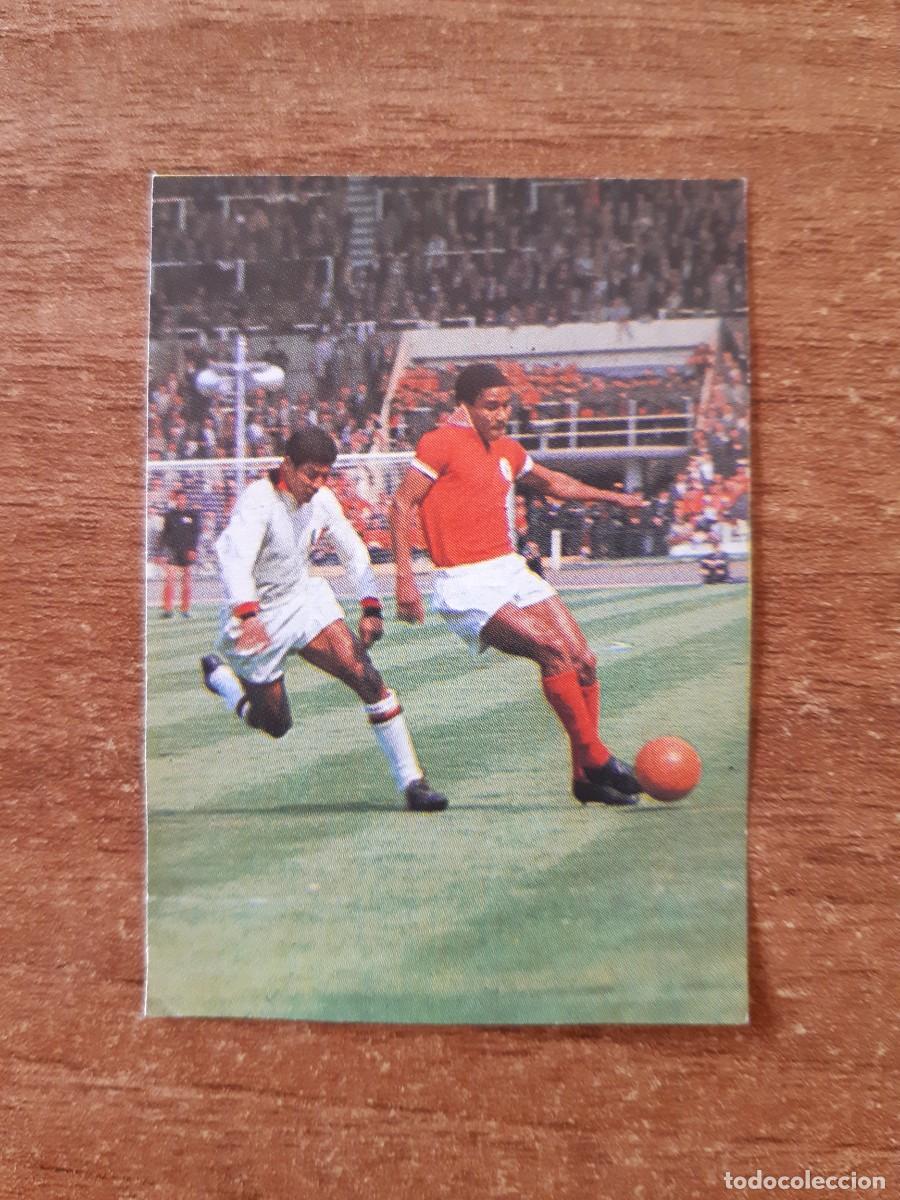 Cromos de f&uacute;tbol: N&deg;67 EUSEBIO PORTUGAL F&Uacute;TBOL EN ACCI&Oacute;N DANONE 82 MUNDIAL ESPA&Ntilde;A 1982. NUNCA PEGADO, SIN PEGAR