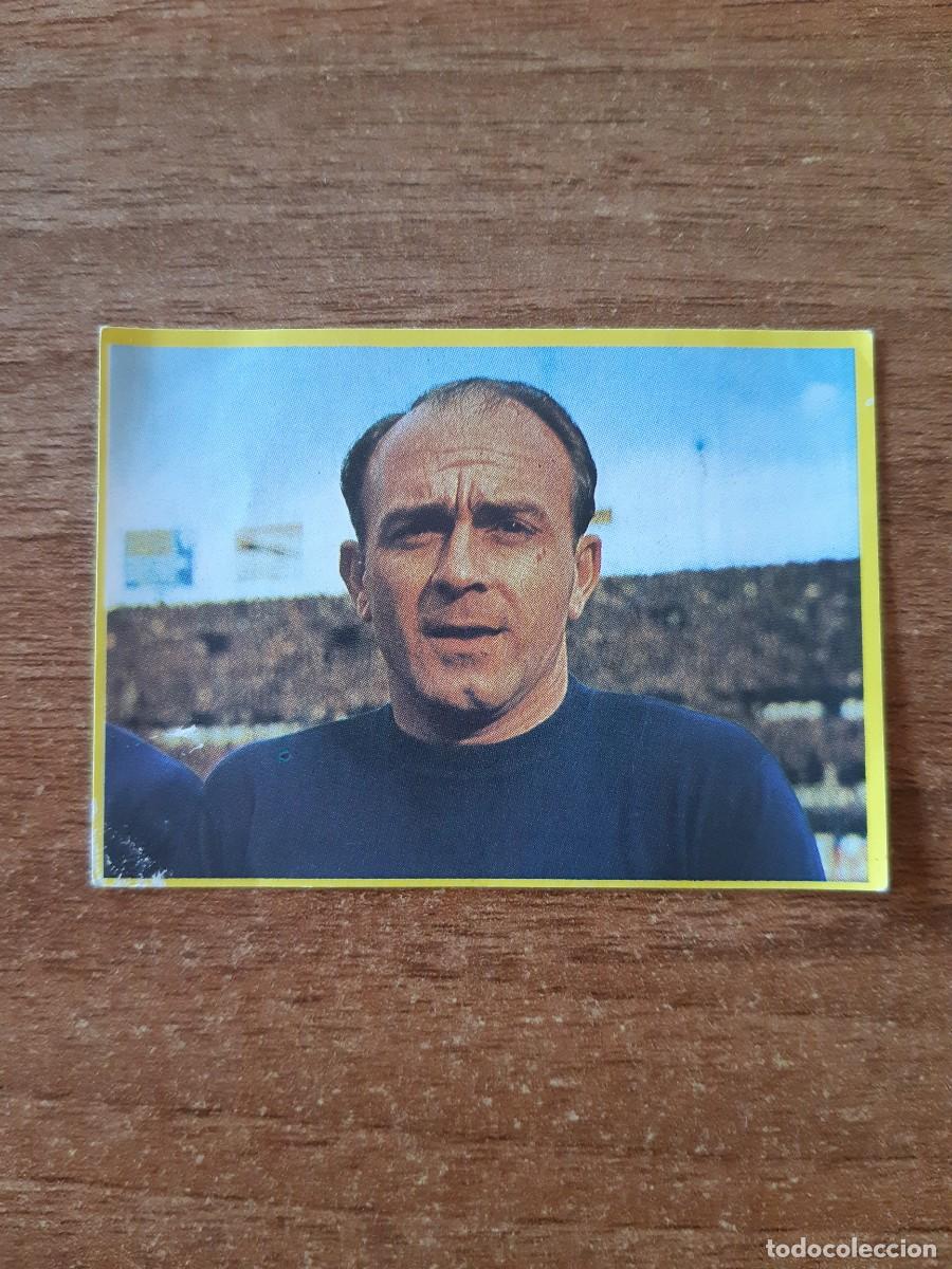 Cromos de f&uacute;tbol: N&deg;63 ALFREDO DI STEFANO F&Uacute;TBOL EN ACCI&Oacute;N DANONE 82 MUNDIAL ESPA&Ntilde;A 1982. NUNCA PEGADO, SIN PEGAR