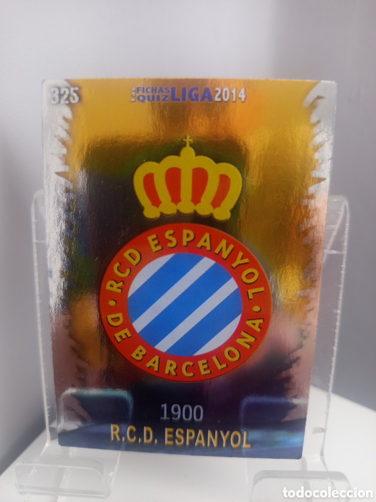 Figurine di Calcio: ❇️ CROMO ⚽ ESCUDO ESPA&Ntilde;OL 325 FICHAS LIGA QUIZ GAME 2014 13 14 2013 2014 MUNDICROMO ❇️