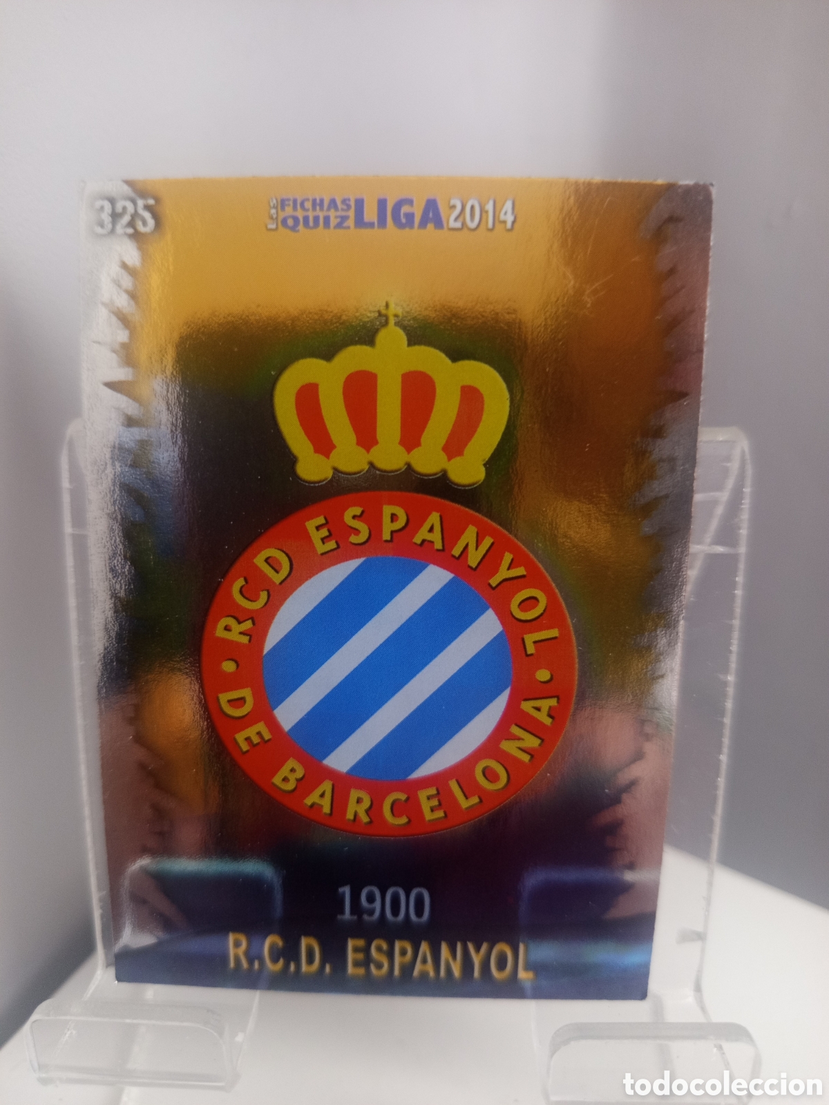 Figurine di Calcio: ❇️ CROMO ⚽ ESCUDO ESPA&Ntilde;OL 325 FICHAS LIGA QUIZ GAME 2014 13 14 2013 2014 MUNDICROMO ❇️
