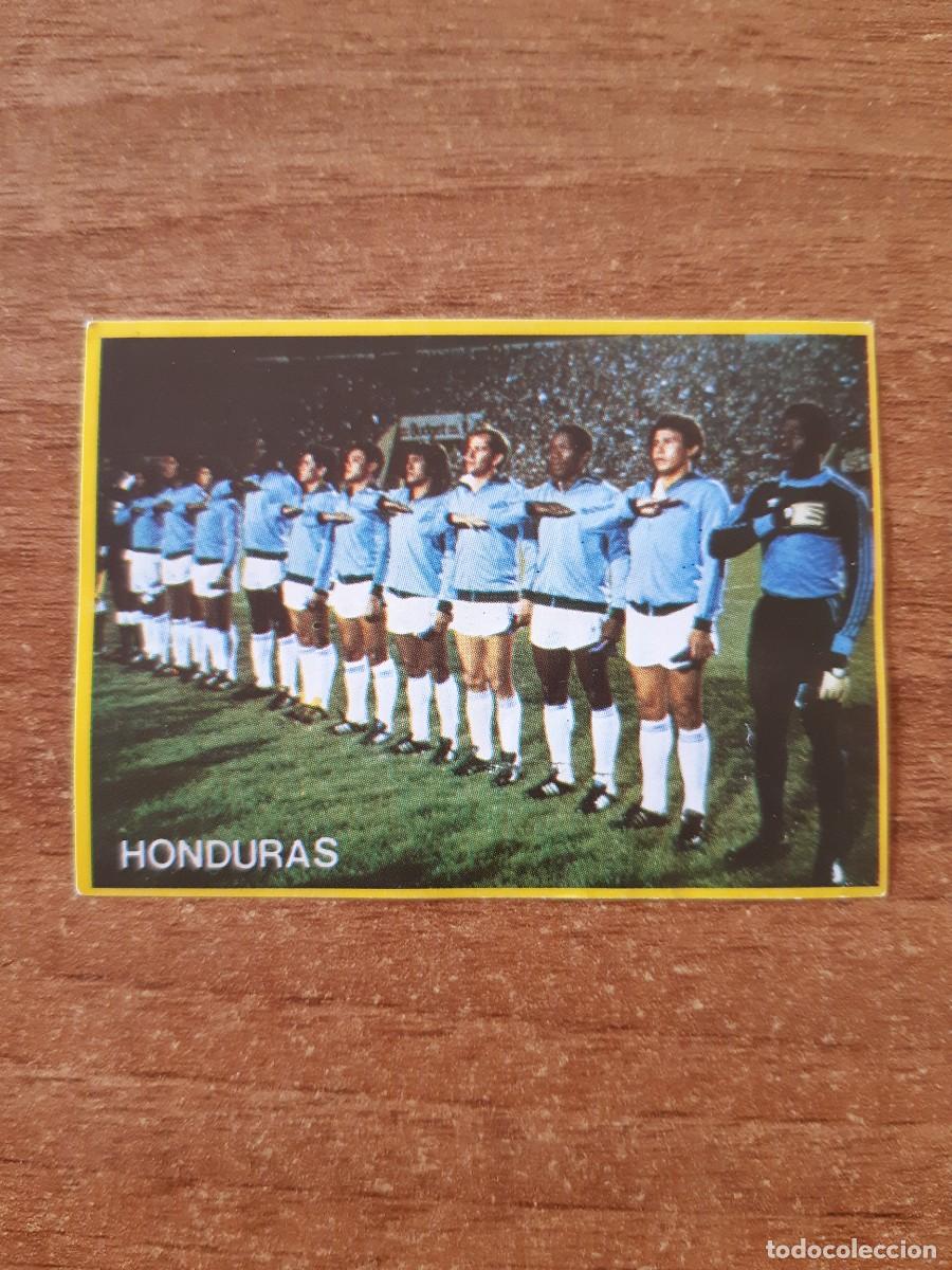 Cromos de f&uacute;tbol: N&deg;54 ALINEACI&Oacute;N HONDURAS F&Uacute;TBOL EN ACCI&Oacute;N DANONE 82 MUNDIAL ESPA&Ntilde;A 1982. NUNCA PEGADO, SIN PEGAR