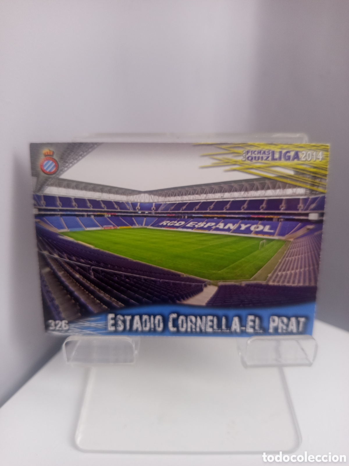 Cromos de f&uacute;tbol: ❇️ CROMO ⚽ ESTADIO CORNELL&Aacute; EL PRAT ESPA&Ntilde;OL 326 FICHAS LIGA QUIZ 2014 13 14 2013 2014 MUNDICROMO ❇️