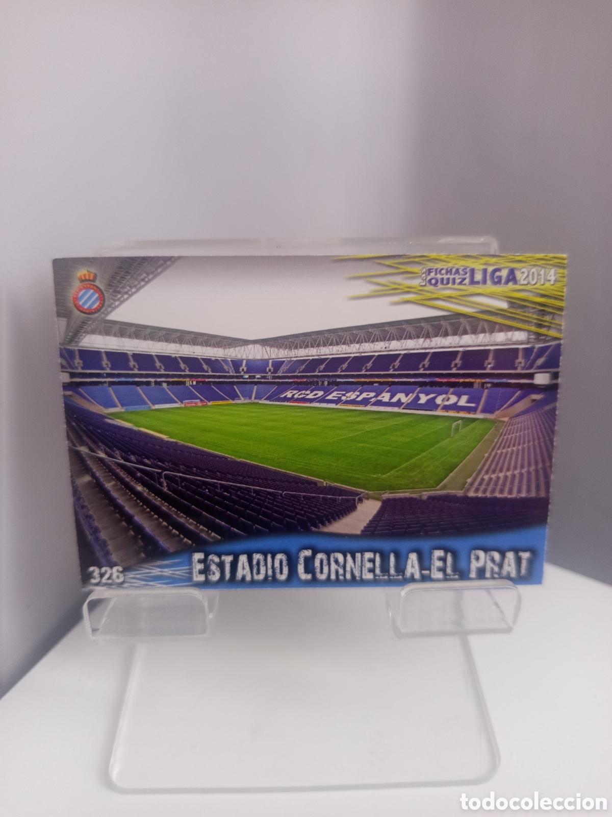 Cromos de f&uacute;tbol: ❇️ CROMO ⚽ ESTADIO CORNELL&Aacute; EL PRAT ESPA&Ntilde;OL 326 FICHAS LIGA QUIZ 2014 13 14 2013 2014 MUNDICROMO ❇️