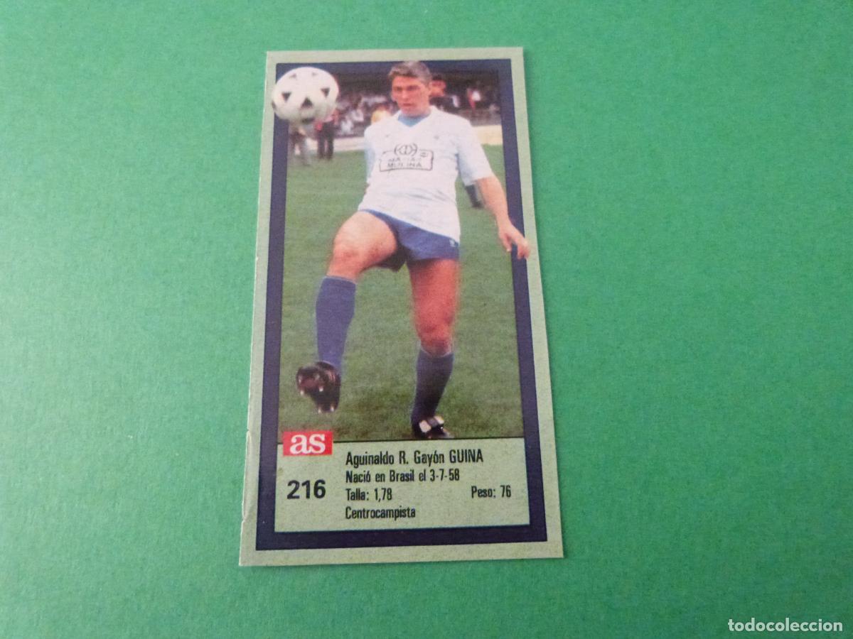 Cromos de f&uacute;tbol: CROMO FUTBOL GUINA C.D.TENERIFE RECORTADO N&ordm; 216 ASES DE LA LIGA 1989-1990/89-90 DIARIO AS