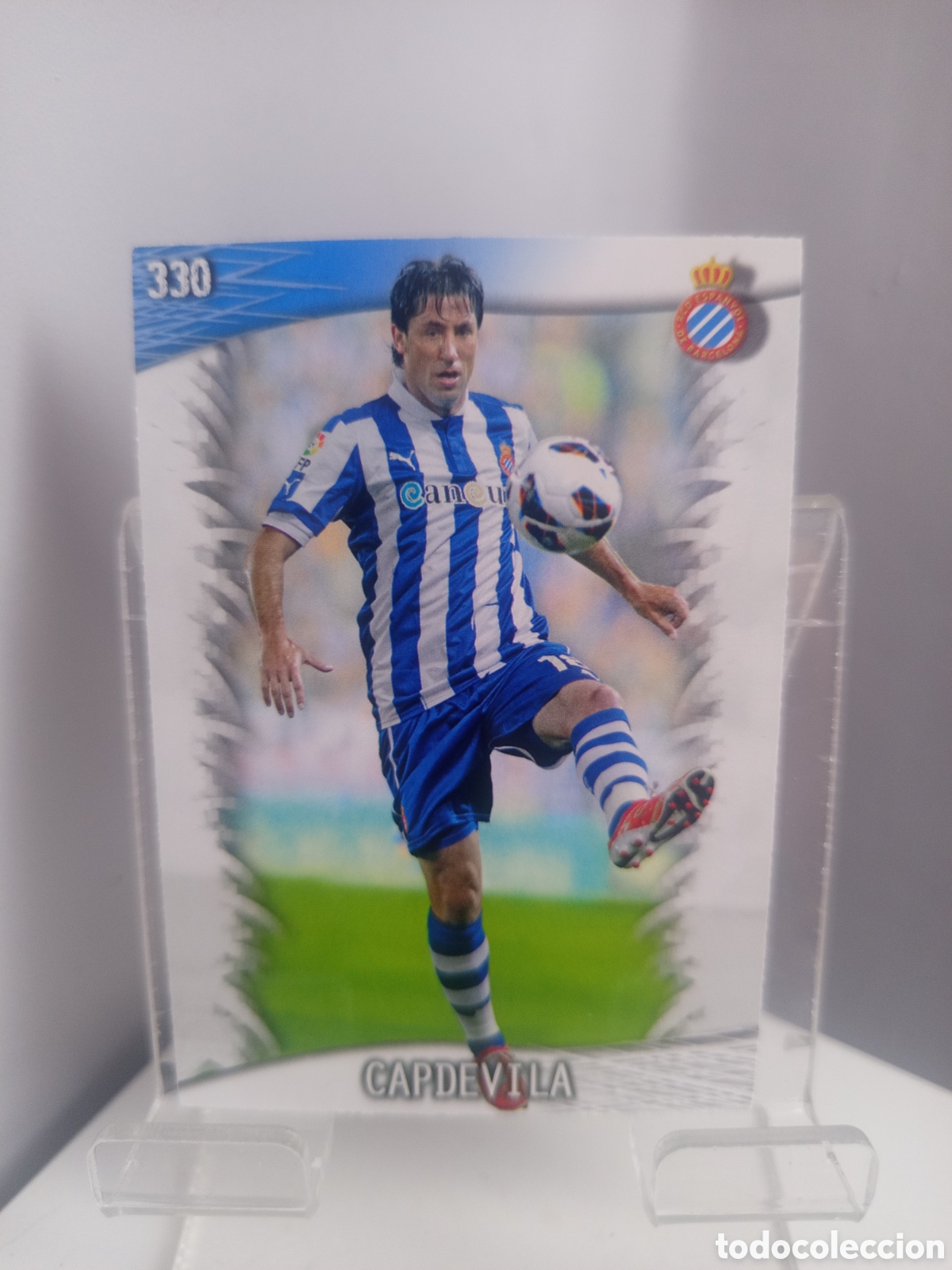 Cromos de f&uacute;tbol: ❇️ CROMO ⚽ CAPDEVILA ESPA&Ntilde;OL 330 FICHAS LIGA QUIZ GAME 2014 13 14 2013 2014 MUNDICROMO ❇️