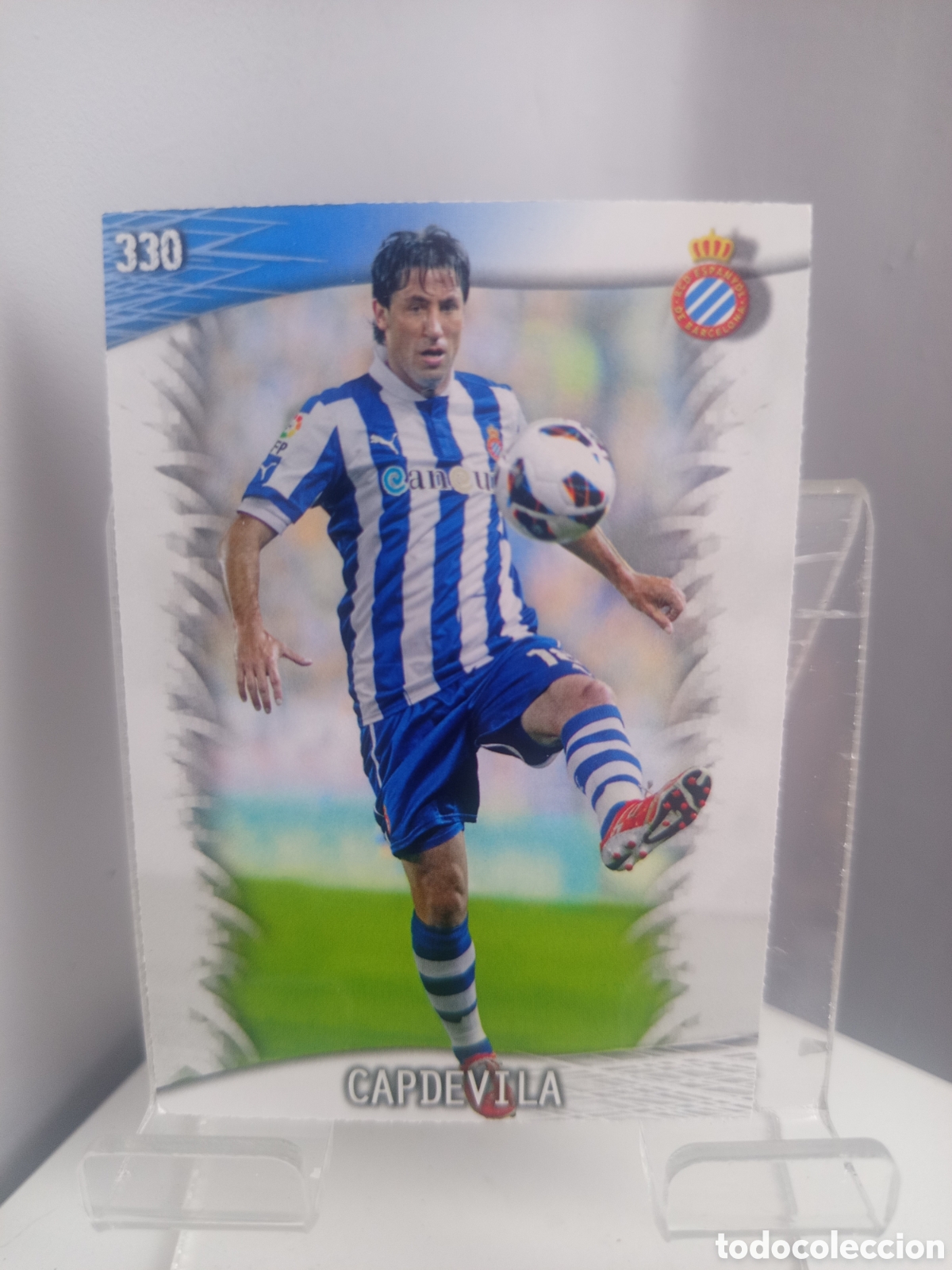 Cromos de f&uacute;tbol: ❇️ CROMO ⚽ CAPDEVILA ESPA&Ntilde;OL 330 FICHAS LIGA QUIZ GAME 2014 13 14 2013 2014 MUNDICROMO ❇️