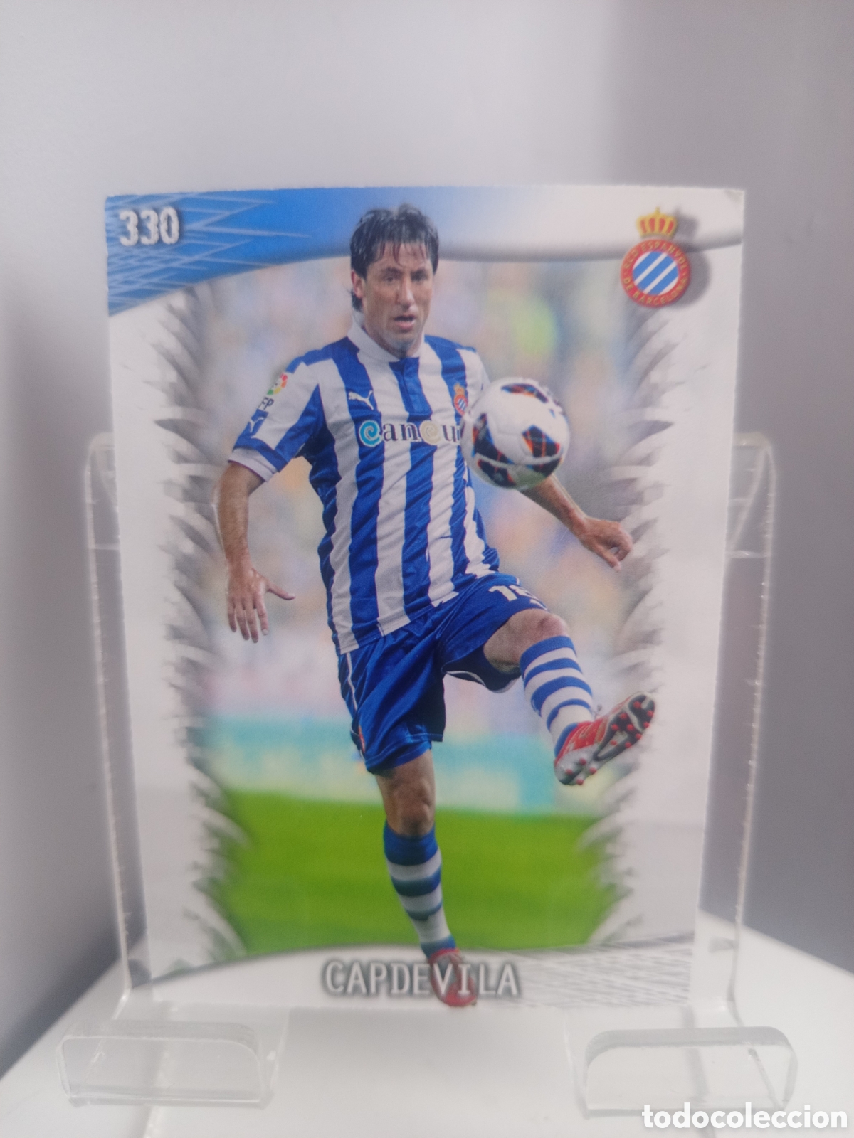 Cromos de f&uacute;tbol: ❇️ CROMO ⚽ CAPDEVILA ESPA&Ntilde;OL 330 FICHAS LIGA QUIZ GAME 2014 13 14 2013 2014 MUNDICROMO ❇️