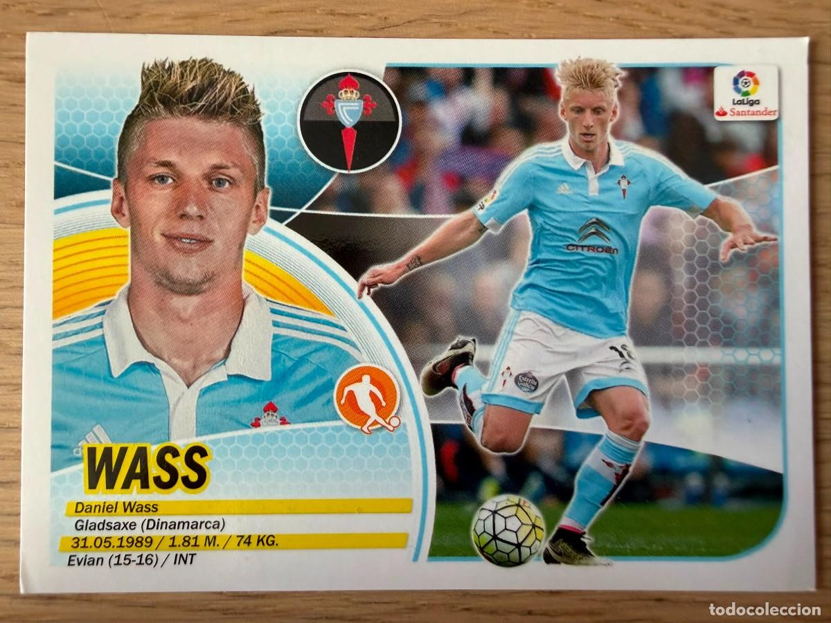 Cromos de f&uacute;tbol: 8 WASS CELTA VIGO 16 17 2016 2017 LIGA SANTANDER COLECCIONES ESTE SIN PEGAR STICKER