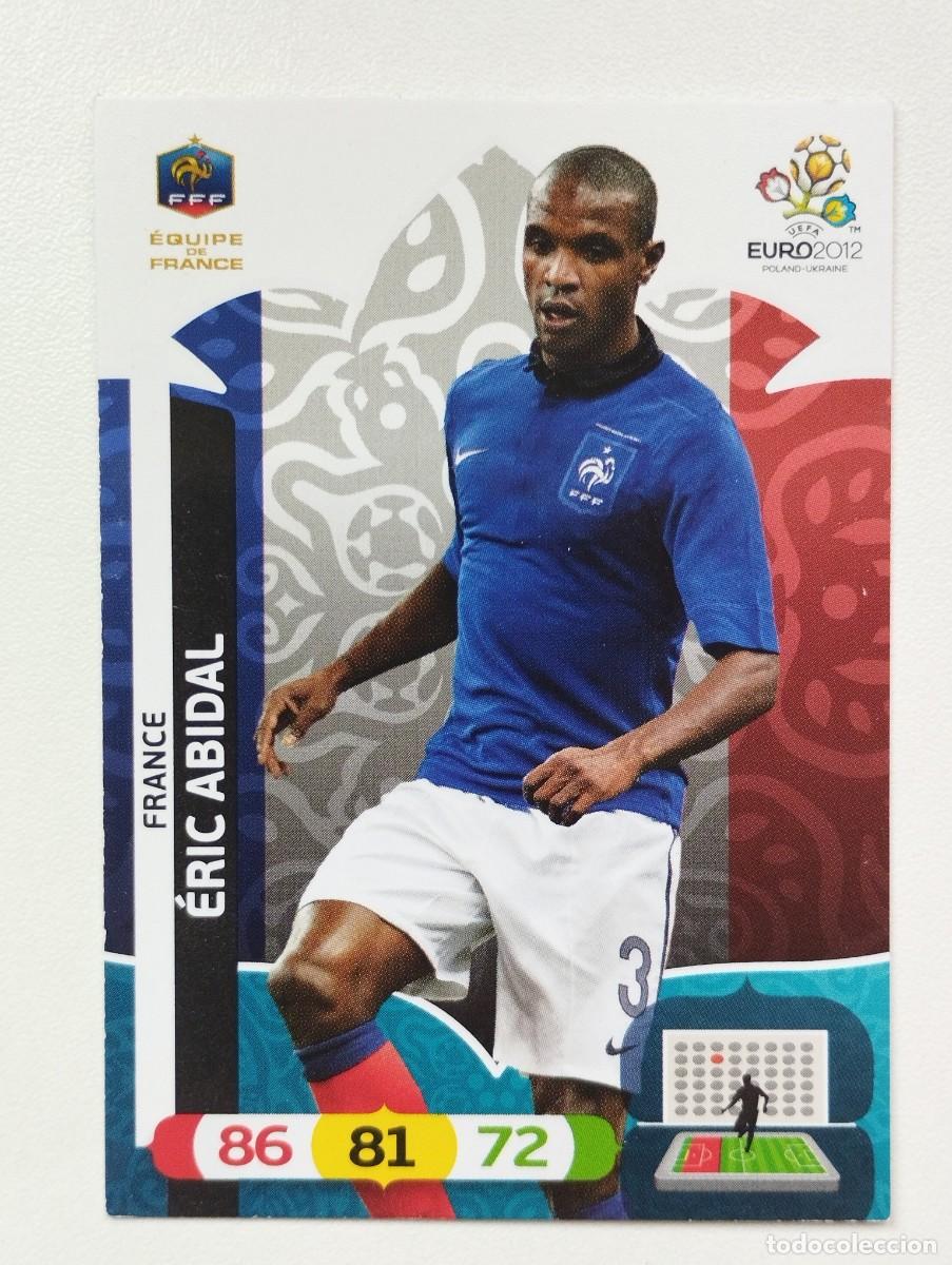 Cromos de f&uacute;tbol: CROMO CARD ADRENALYN PANINI EUROCOPA POLONIA UCRANIA EURO 2012 UEFA FRANCIA 78 ERIC ABIDAL